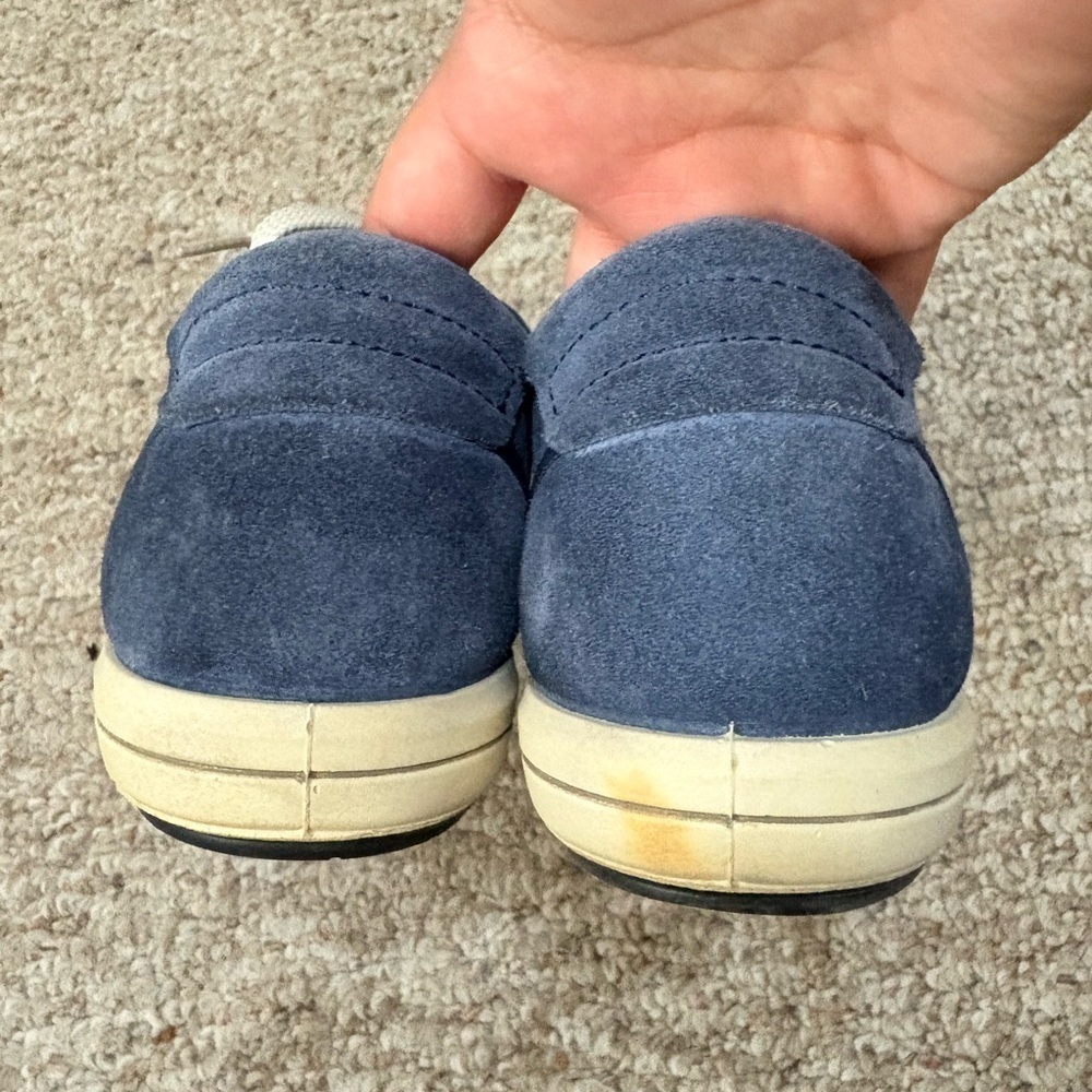 Ecco Soft 7 Women’s Suede Shoes Size 7 Blue - Picture 4 of 8